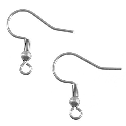 Nickelfria och allergivänliga smyckesdelar, örkrokar i kirurgiskt stål.