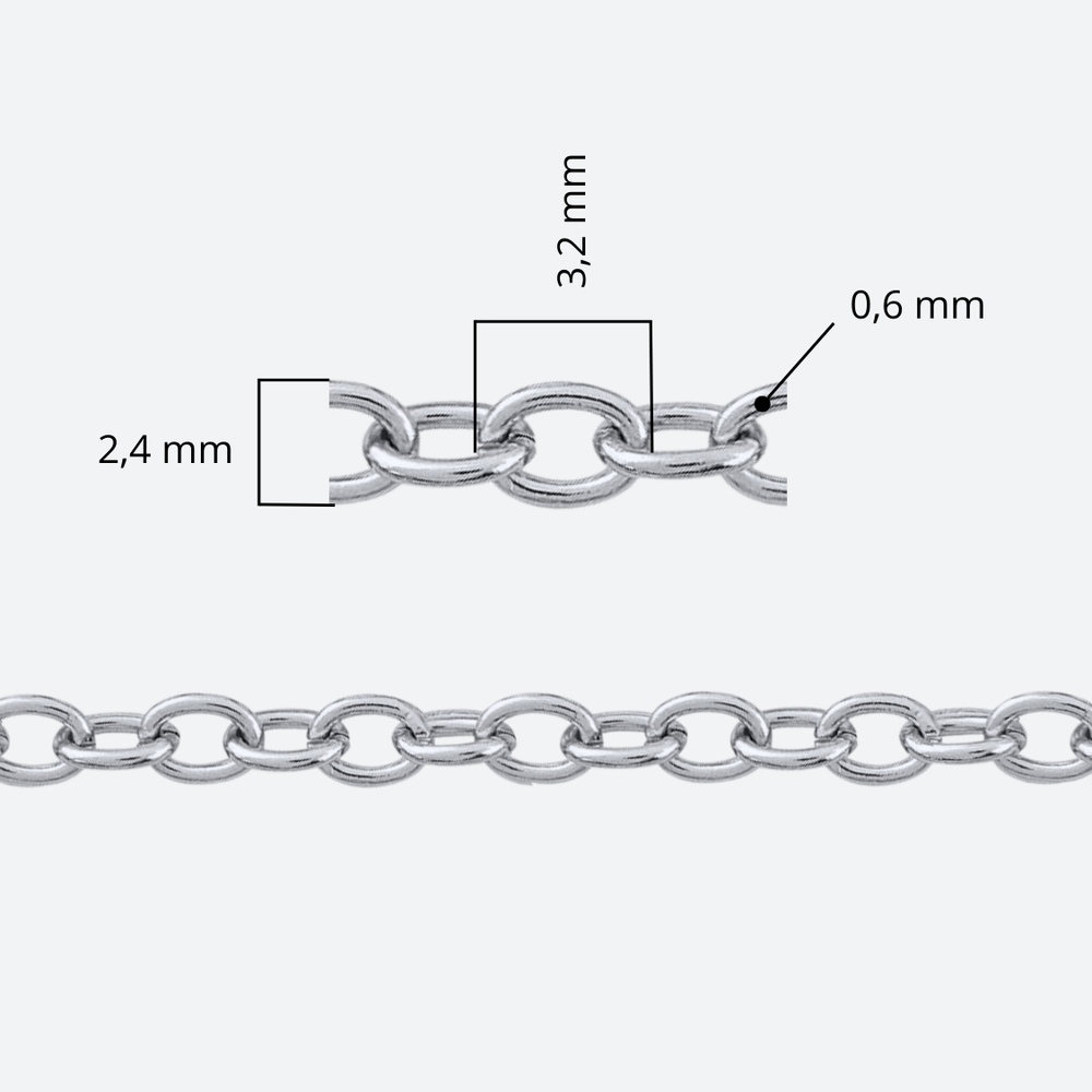 Hypoallergeeniset korutarvikkeet koruketju
