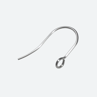 Öronkrok med omvänd ögla 18 x 15 mm, kirurgiskt stål