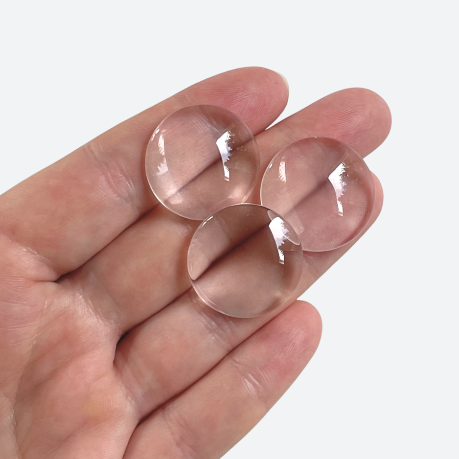 Glass Cabochon, 25 mm