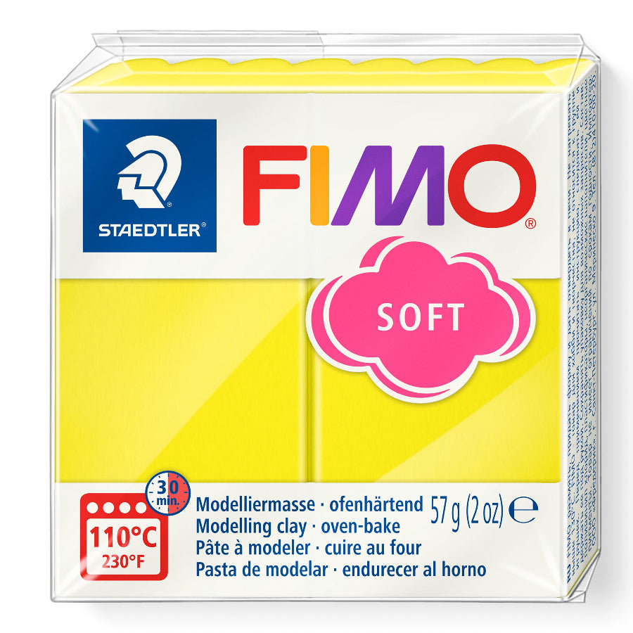 FIMO Soft 10 Lemon Yellow