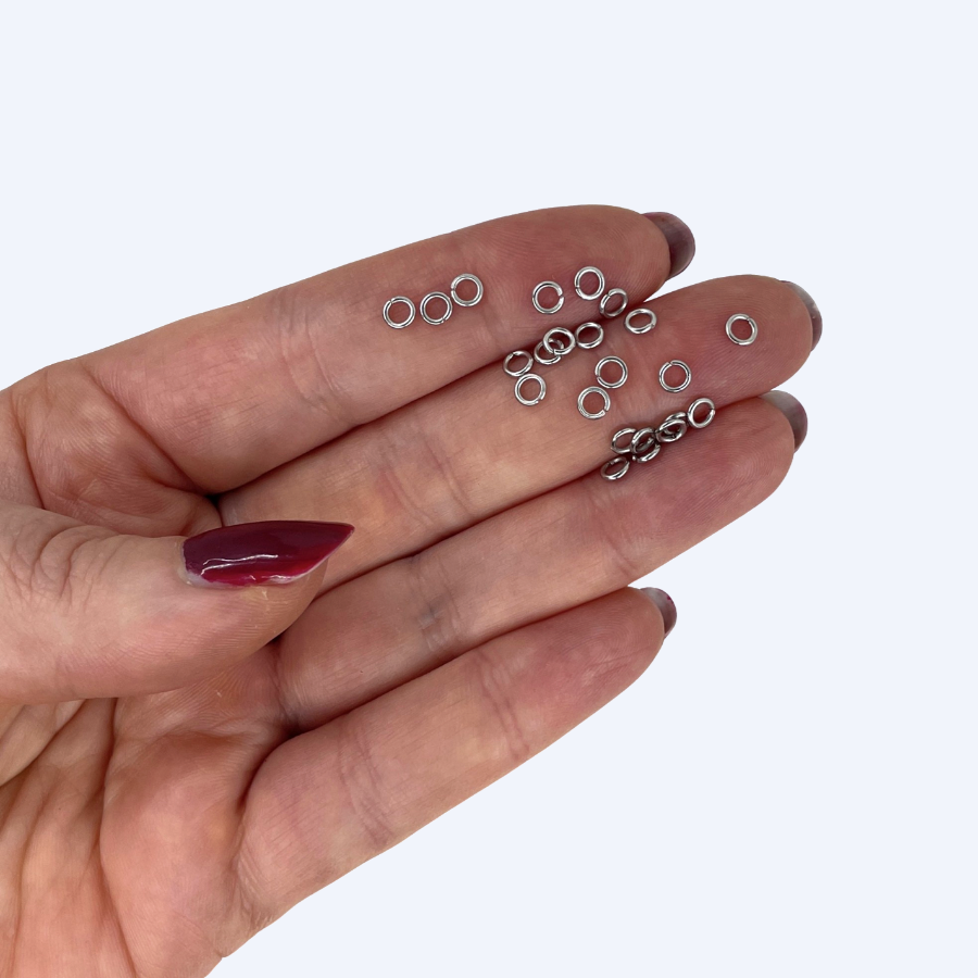 Välirenkaat korunvalmistukseen, ruostumaton teräs RST