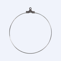 Korukehys pyöreä, korujen valmistus. Kirurginteräs