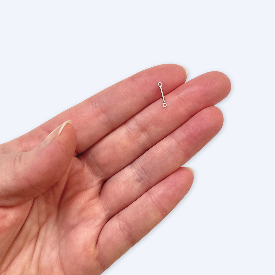 Korulinkit kierteellä ruostumaton teräs, nikkelittömät korutarvikkeet