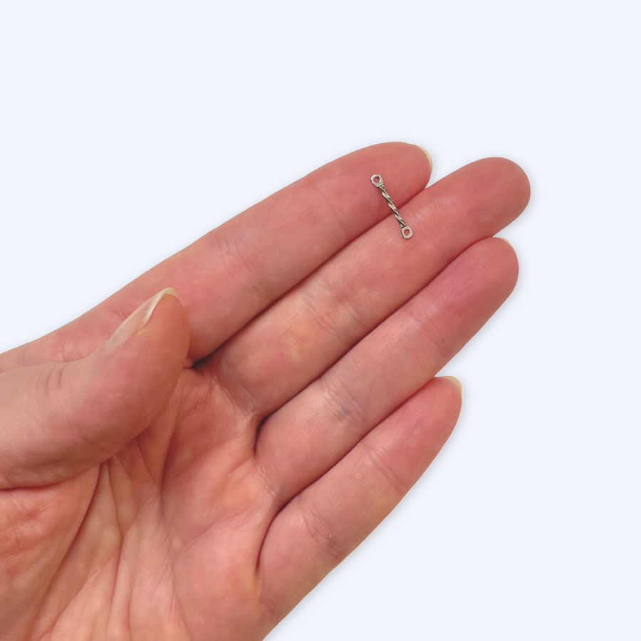 Korulinkit kierteellä ruostumaton teräs, nikkelittömät korutarvikkeet