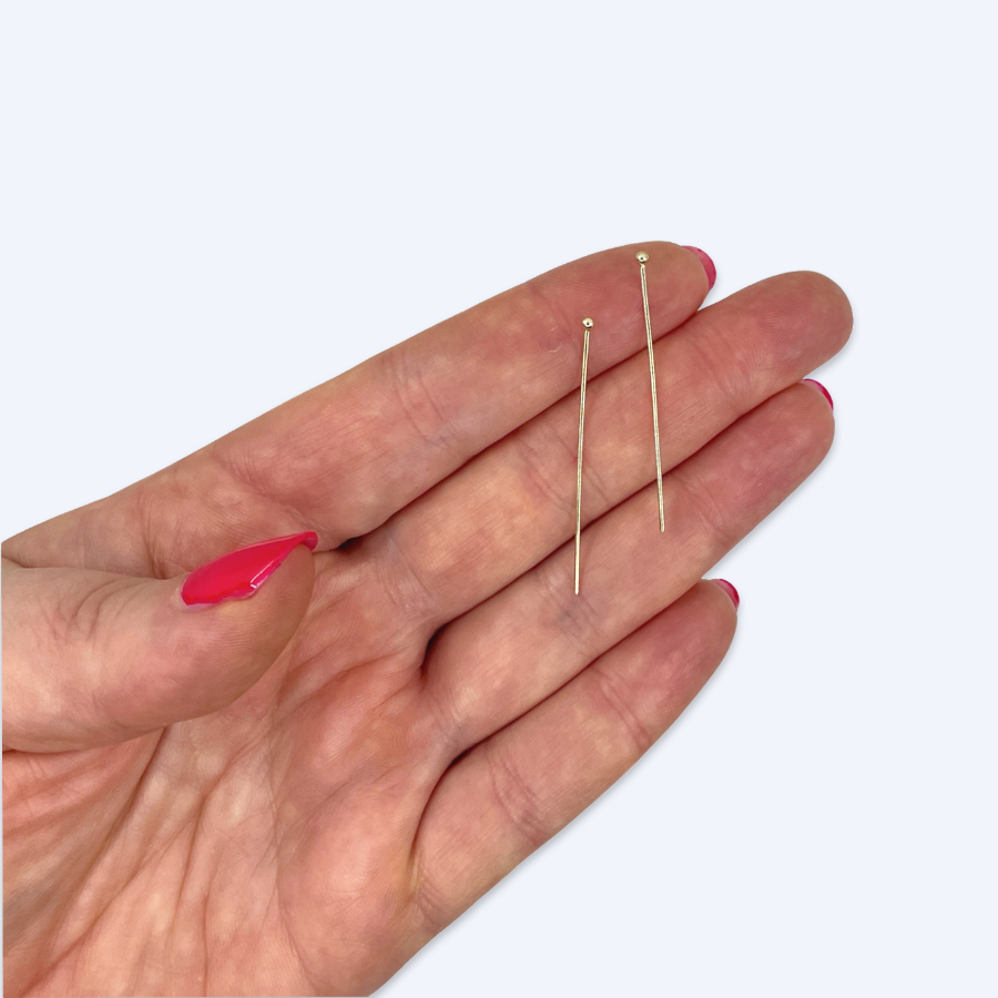 18K kullatut korupiikit kirurginteräksestä. Nikkelittömät korutarvikkeet