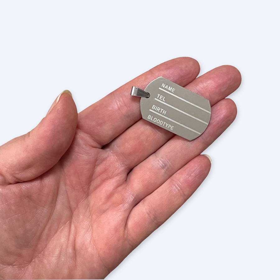 Nimilaatta, tunnistelaatta