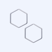 korulinkit kirurginteräs, korvakorutarvikkeet. 