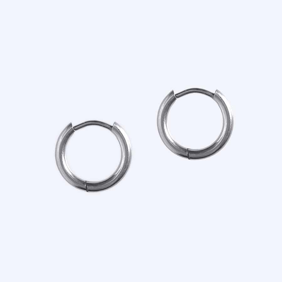 Huggie korvakorurenkaat 14 mm RST kirurginteräs